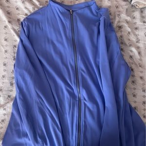 Nike Dri-Fit periwinkle full zip up jacket